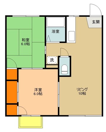 フォーブルしなのの物件間取画像